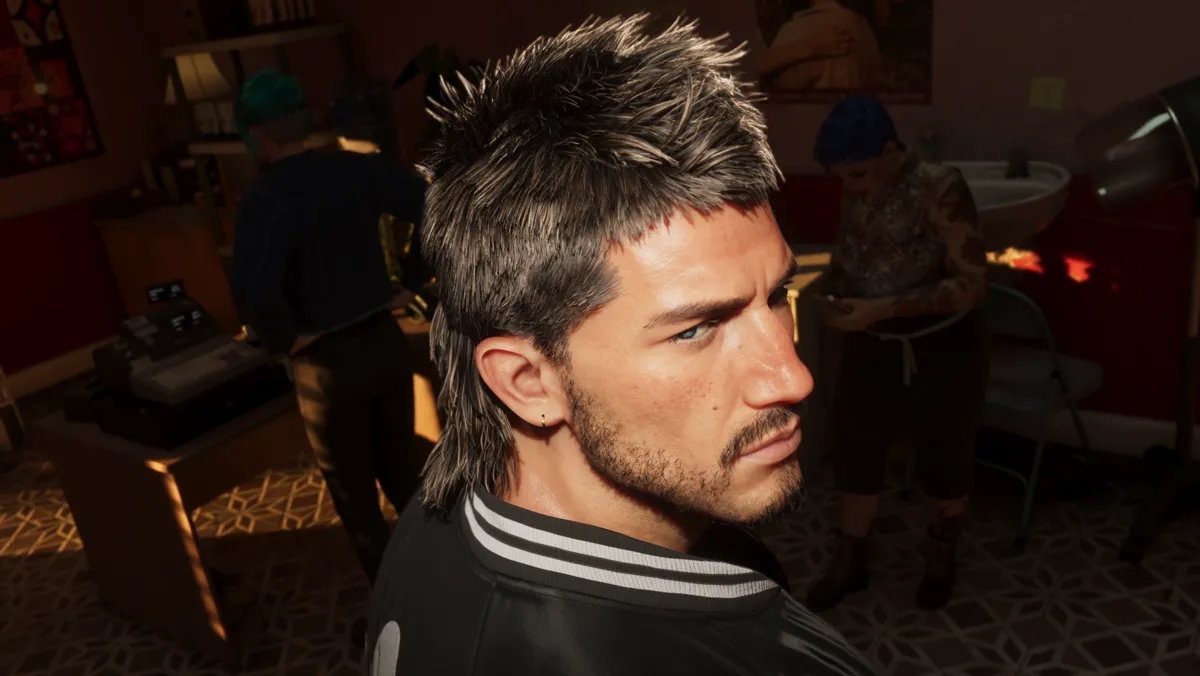Sara's Salon &mdash; official Rockstar Games press image