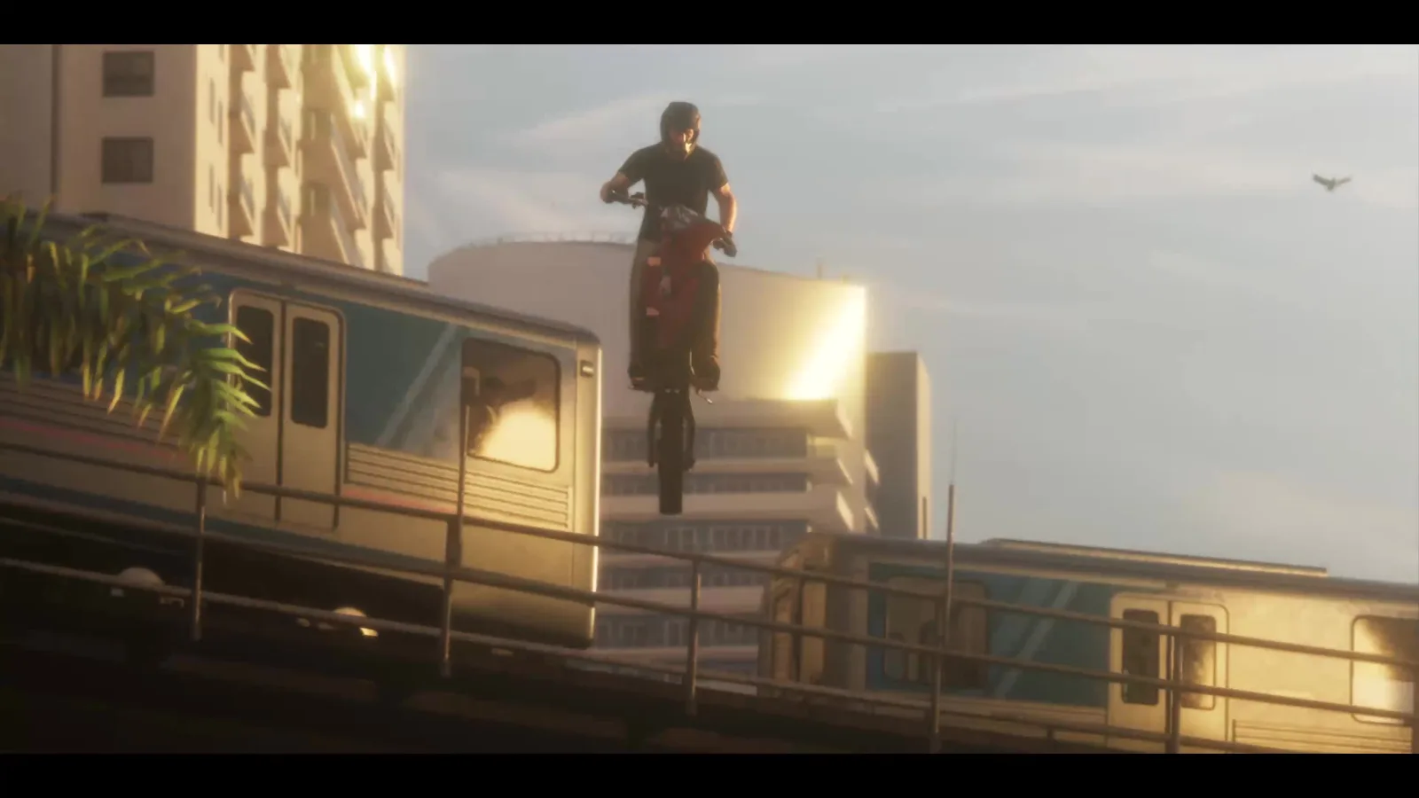 Over the train - 0:49