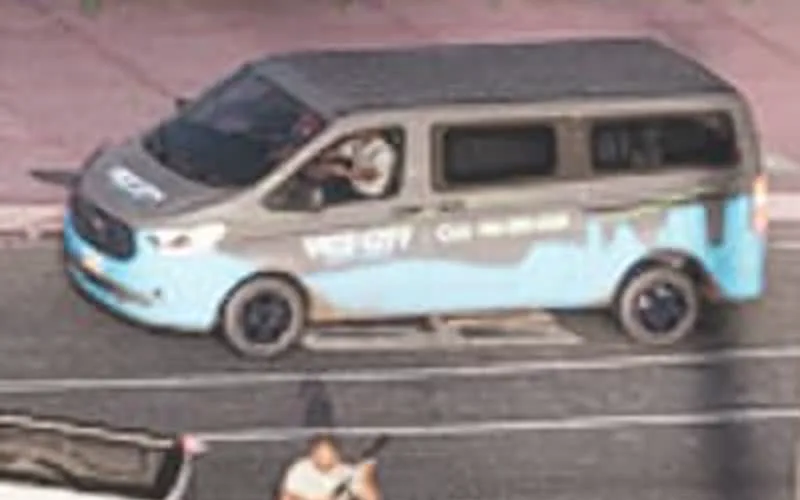 Modern passenger van